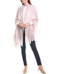 Sofiacashmere - Sequin Cashmere Wrap - Lyst