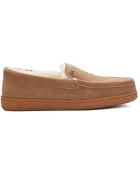 Mykos - Faux Shearling Lined Moc Slipper - Lyst