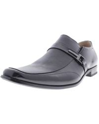 Stacy Adams - Beau Leather Buckle Slip On Shoes - Lyst