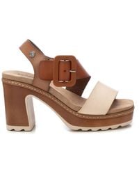 Xti - Refresh Sandals With Block Heel - Lyst