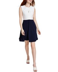 DKNY - Mini Fit & Flare Cocktail And Party Dress - Lyst