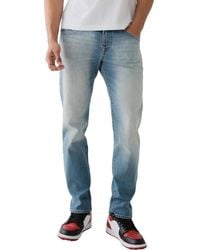 True Religion - Geno Relaxed Light Wash Slim Jeans - Lyst