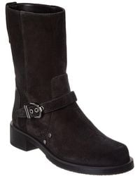 Stuart Weitzman - Maverick Suede Bootie - Lyst