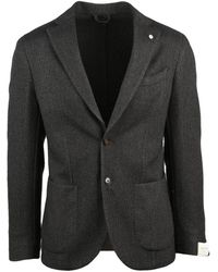 L.B.M. 1911 - Cashmere-Wool-Alpaca-Silk Blend Tailored Jacket - Lyst