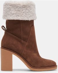 Dolce Vita - Caddie Plush Boots Cocoa Suede - Lyst