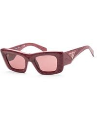 Prada - Pr 13zs Cat-eye Acetate Sunglasses - Lyst