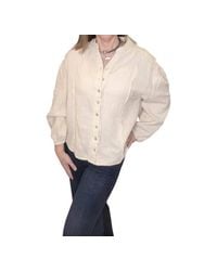 Elan - Long Sleeve Button Down Top - Lyst