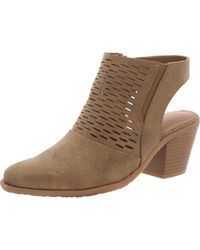 BareTraps - Langley Block Heel Faux Leather Booties - Lyst