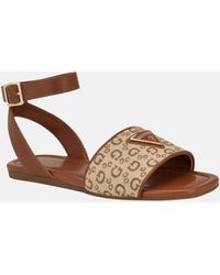 Guess - Hazens Flat Sandal - Lyst