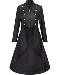 Infinity Leather - Gothic Full Length Edwardian Leather Coat - Lyst