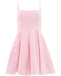 STAUD - Cotton Jolie Mini Dress - Lyst