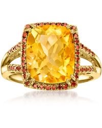 Ross-Simons - Rectangular Cushion-Cut Gemstone Statement Ring - Lyst