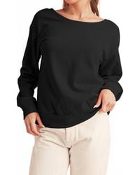 Shewin - Bowknot Round Neck Sweatshirt - Lyst