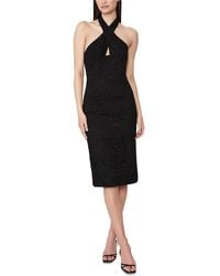 Bardot - Riviera Lace Halter Cocktail And Party Dress - Lyst