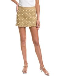 Endless Rose - Polka Dot Mini Ruffle Skirt - Lyst
