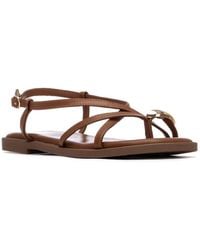 Xti - Flat Strappy Sandals - Lyst