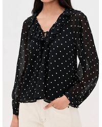 Rails - Honora Ruffled Neck Top - Lyst