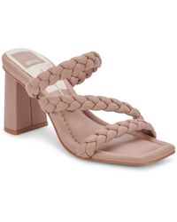 Dolce Vita - Pang Faux Leather Square Toe Block Heel - Lyst