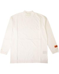 Heron Preston - White Logo Turtleneck Long Sleeve T-shirt - Lyst