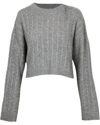 Lucy Paris - Shay Cable Knit Sweater - Lyst