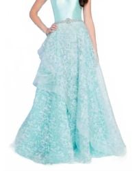 Terani - Strapless A-Line Gown - Lyst