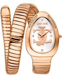 Just Cavalli - Snake Dial Watch - Lyst