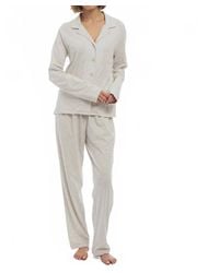 The Sleep Code - Organic Pima Cotton Long Pajama Set - Lyst