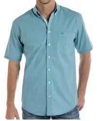Panhandle - Short Sleeve Plaid Button Up Shirt - Lyst