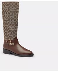 COACH - Extended Calf Riding Boot - Lyst