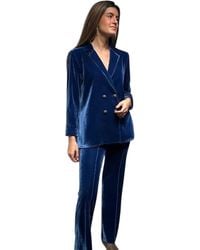 Vilagallo - Carla Velvet Pants - Lyst