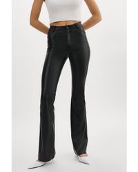 Lamarque - Kaida Faux Leather Flare Pants - Lyst