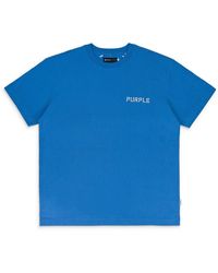 Purple Brand - Jersey Royal Monogram S/S T-Shirts - Lyst