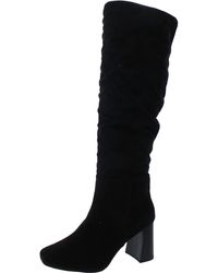 Sugar - Emerson Faux Suede Slouchy Knee-high Boots - Lyst