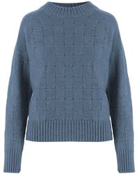 Allude - Light Basketweave Knit Sweater - Lyst