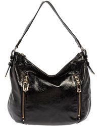 Cole Haan - Textured Patent Leather Hobo - Lyst