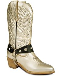 Urbnkicks - Cowboy Leather Boots By - Lyst