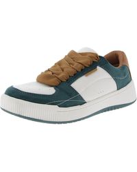 Dr. Scholls - Faux Leather Lace-Up Casual And Fashion Sneakers - Lyst