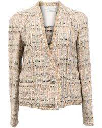 IRO - Shavana Frayed-Edge Tweed Jacket - Lyst