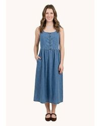 Wishlist - Relaxed Fit Button Up Midi Dress - Lyst