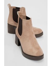 Prologue Shoes - Loves Platform Chelsea Boot - Lyst