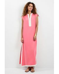 Trina Turk - Nuvola Zip-Front Midi Dress - Lyst