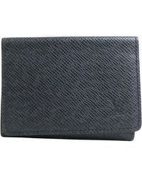 Louis Vuitton Navy River Blue Monogram Leather Multiple Wallet