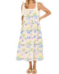 AUREUM - The Hamptons Patchwork Midi Dress - Lyst