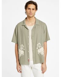 Guess Factory - Eco Gaudi Embroidered Linen Shirt - Lyst