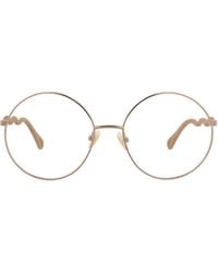 Chloé - Round-Frame Metal Optical Frames - Lyst