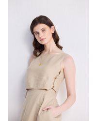 REISTOR - Breathable Hemp Boxy Crop Top - Lyst