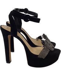 Alexandre Birman - Crystal Embellished Platform Ankle Strap Sandals - Lyst