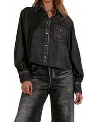 Elan - Julia Button Down Top - Lyst