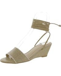 Cult Gaia - Open Toe Slip On Wedge Sandals - Lyst