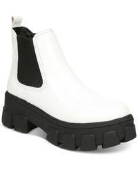 Circus by Sam Edelman - Patent Pull On Chelsea Boots - Lyst